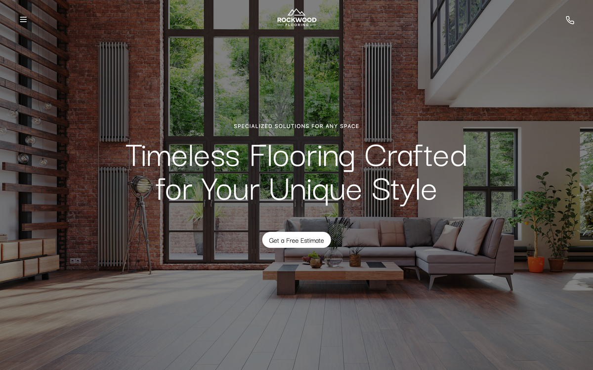 Elegant flooring website